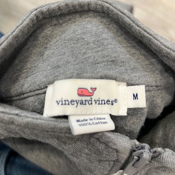 Vineyard Vines Popover Sweater Grey  Size Small - Picture 2 of 2